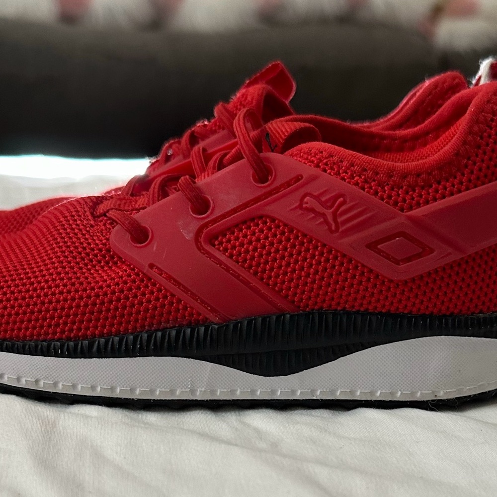 Kids Puma Red Pacer Next Exel